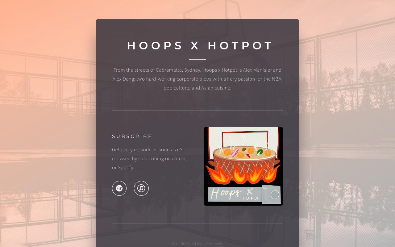 Carrd profile picture for @hoops